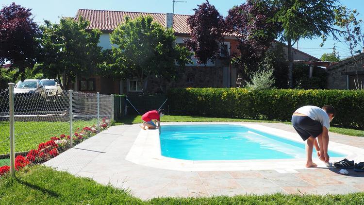 Piscina privada del jardín