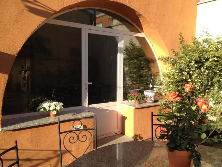 Salida de la cocina al patio